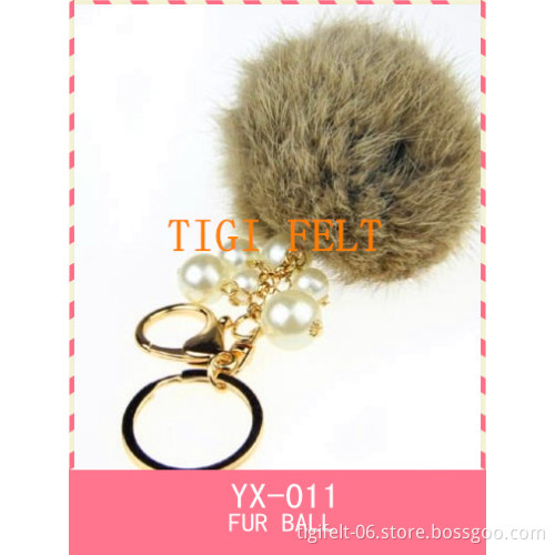 cute rabbit fur balls